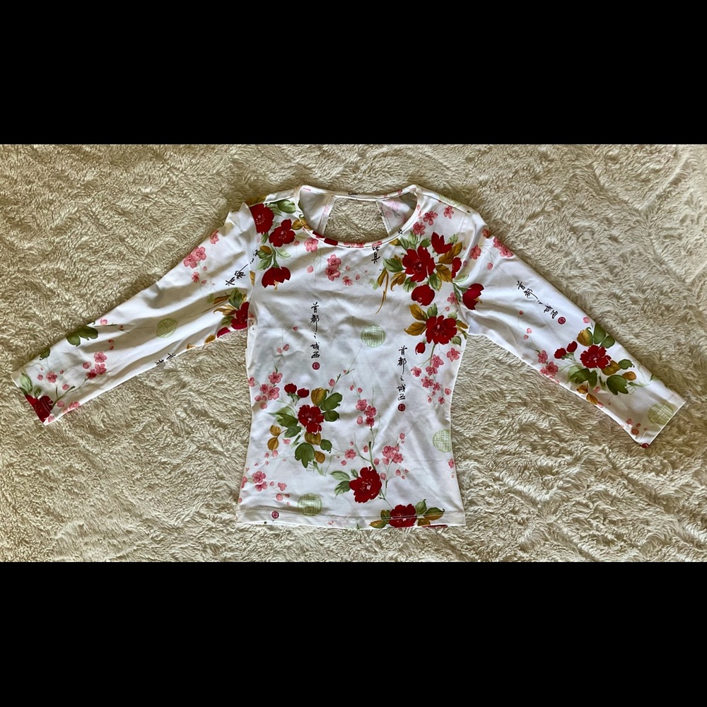 Open Back Lucky Rose